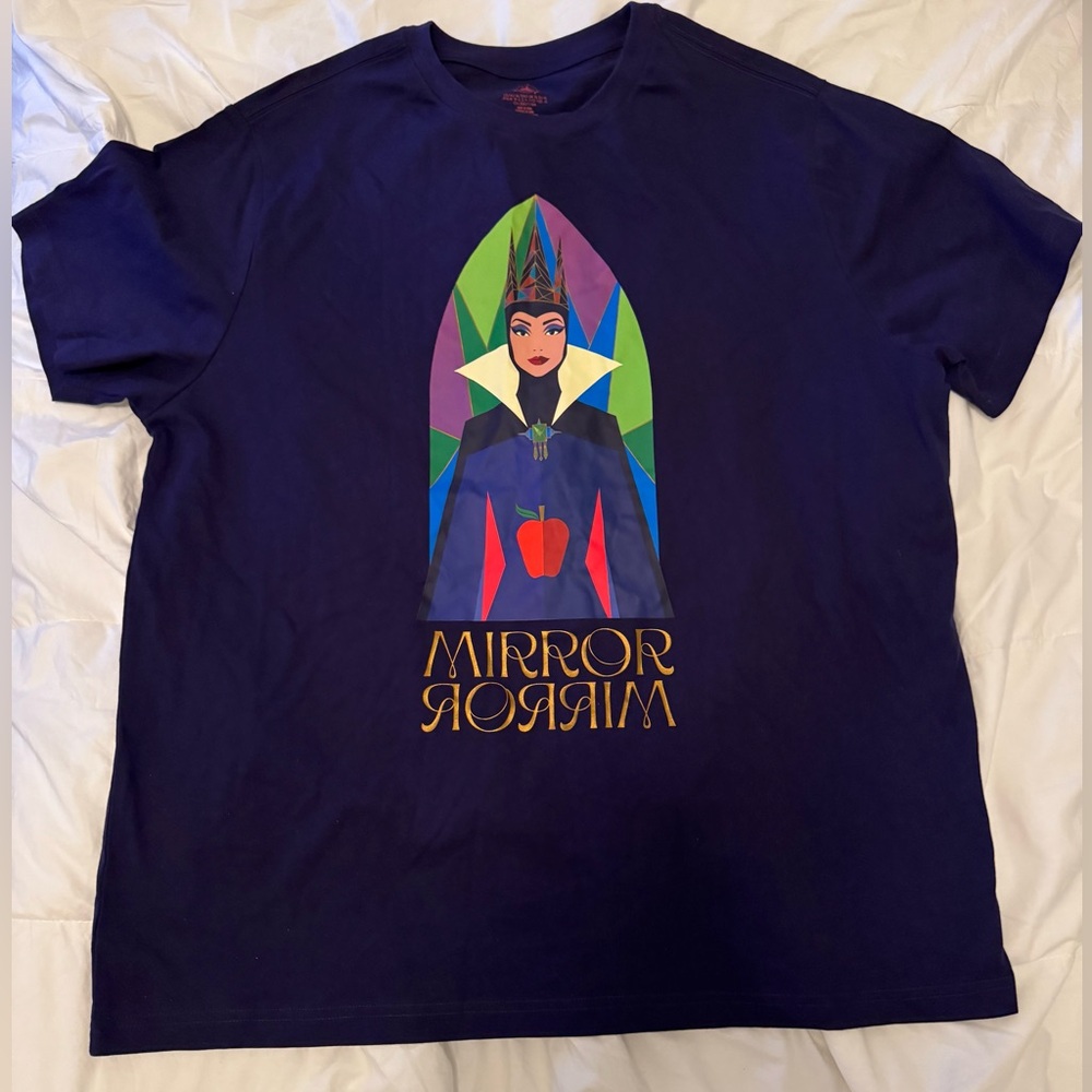 Disney Parks Official 2025 Snow White Live Action Evil Queen Shirt in XL